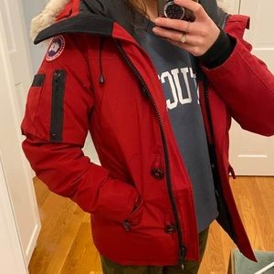 Women’s Red Canada Goose Jacket